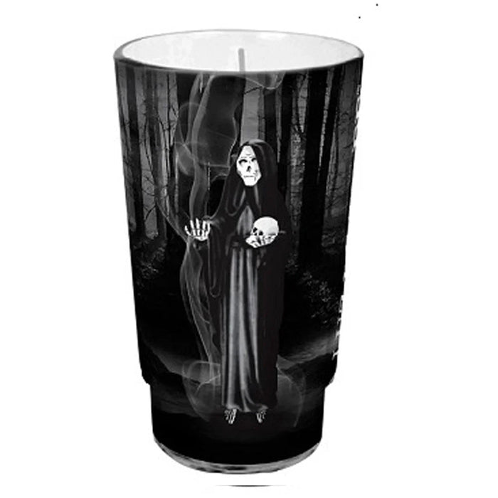 Santa Muerte White Candle lrg cup - Case - 12 Units - CEMCUI