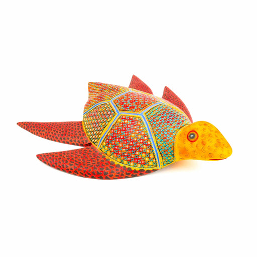 Sea Turtle - Oaxacan Alebrije Wood Carving - CEMCUI