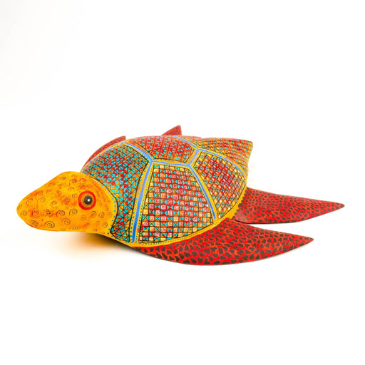 Sea Turtle - Oaxacan Alebrije Wood Carving - CEMCUI