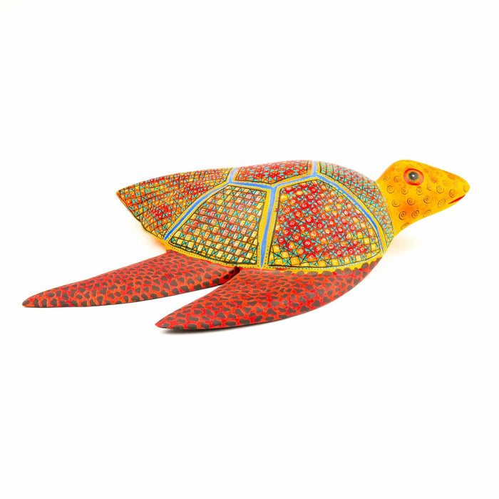 Sea Turtle - Oaxacan Alebrije Wood Carving - CEMCUI