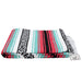 Seafoam Green & Coral Mexican Falsa Blanket - CEMCUI