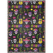 Skull fiesta Woven Blanket. Catrin and catrina head art. Mexican blanket. Mexican folklore art - CEMCUI