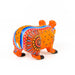 Small Orange Bear - Oaxacan Alebrije Wood Carving Sculpture - CEMCUI