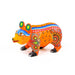 Small Orange Bear - Oaxacan Alebrije Wood Carving Sculpture - CEMCUI