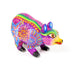 Small Purple Bear - Oaxacan Alebrije Wood Carving Sculpture - CEMCUI