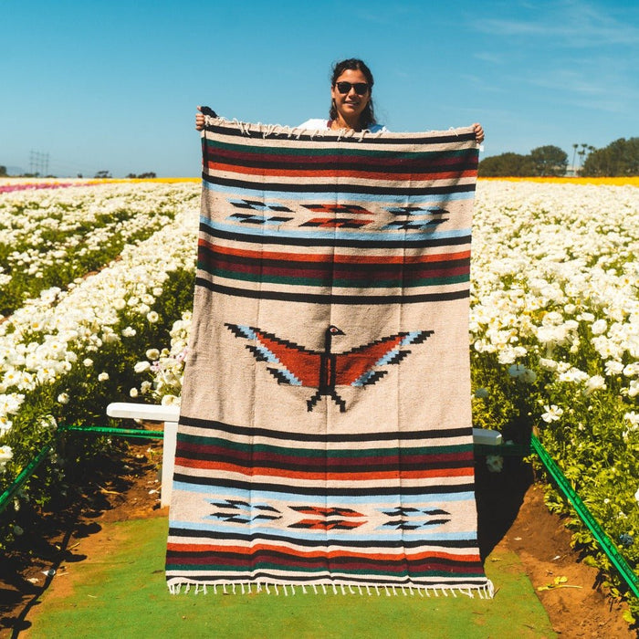 Southwest Mexican Thunderbird Blanket CEMCUI