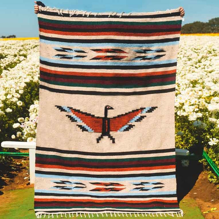 Southwest Mexican Thunderbird Blanket - CEMCUI