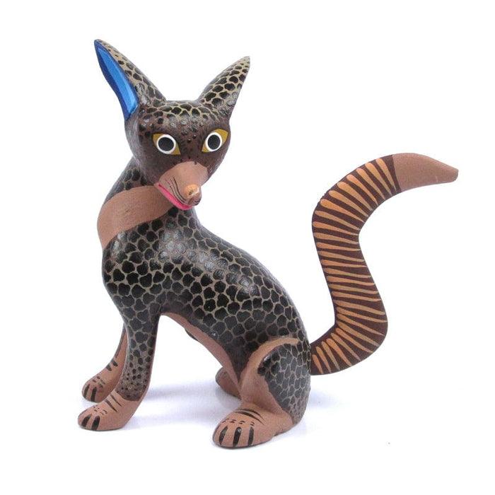 Spotted Fox - Oaxacan Alebrije Wood Carving - CEMCUI