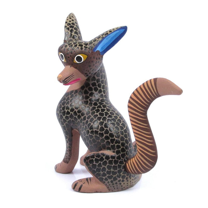 Spotted Fox - Oaxacan Alebrije Wood Carving - CEMCUI