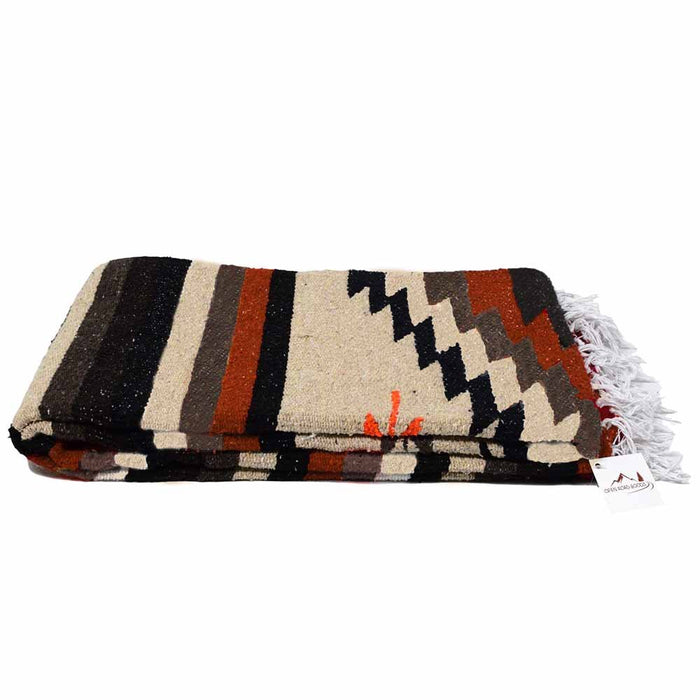 Tan Mexican Diamond Yoga Blanket - CEMCUI