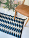 Teo Rug in Blue/Black - CEMCUI