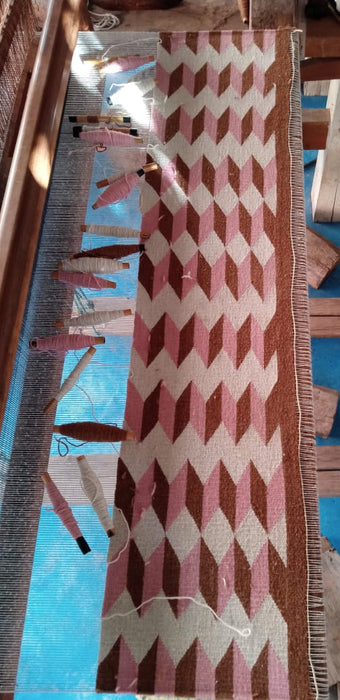 Teo Rug in Umber/Pink - CEMCUI