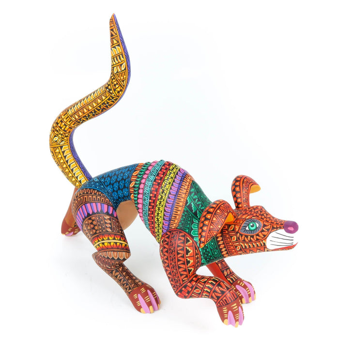 Thin Dog - Oaxacan Alebrije Wood Carving - CEMCUI