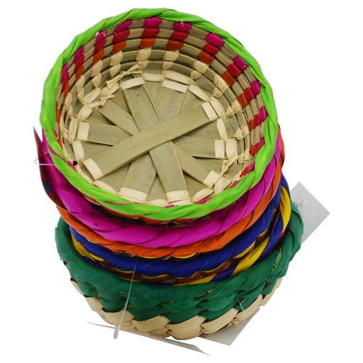 Tortilla Holder Palm Asst. Colors 7.5" x 2" - Case - 12 Units - CEMCUI