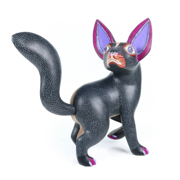 Turning Fox - Oaxacan Alebrije Wood Carving - CEMCUI