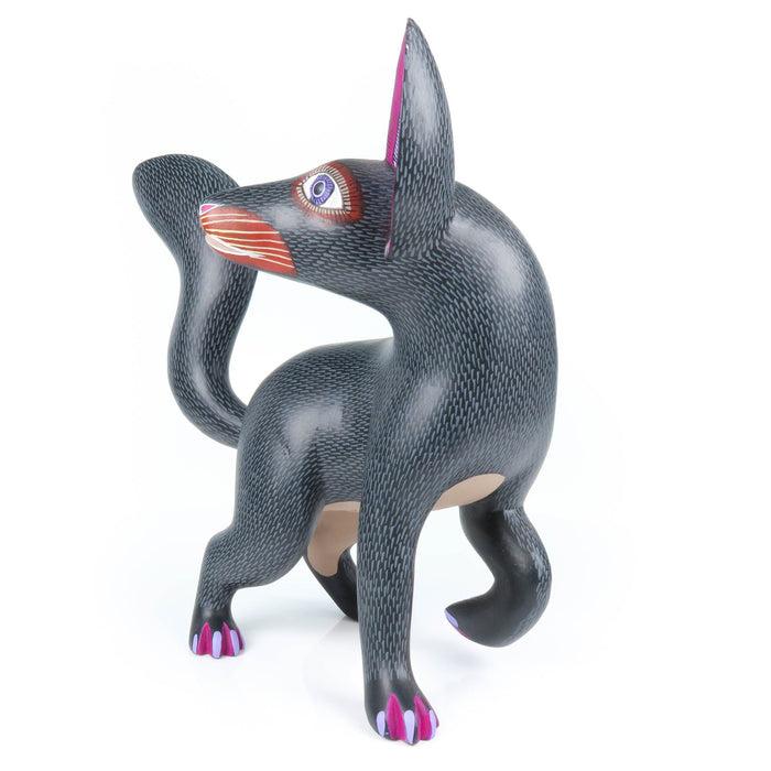 Turning Fox - Oaxacan Alebrije Wood Carving - CEMCUI