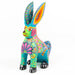 Turquoise Rabbit - Oaxacan Alebrije Wood Carving - CEMCUI