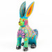 Turquoise Rabbit - Oaxacan Alebrije Wood Carving - CEMCUI