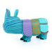 Turquoise Rhino - Oaxacan Alebrije Wood Carving - CEMCUI