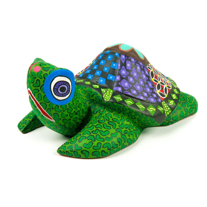 Turtle - Oaxacan Alebrije Wood Carving - CEMCUI