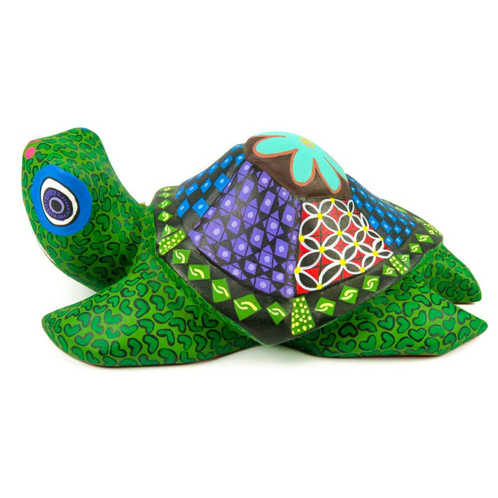 Turtle - Oaxacan Alebrije Wood Carving - CEMCUI