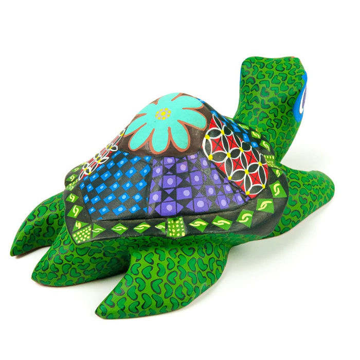 Turtle - Oaxacan Alebrije Wood Carving - CEMCUI