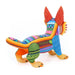 Vibrant Lynx Cat - Oaxacan Alebrije Wood Carving - CEMCUI