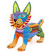 Vibrant Lynx Cat - Oaxacan Alebrije Wood Carving - CEMCUI