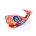 Vibrant Whale (Purple) - Oaxacan Alebrije Wood Carving - CEMCUI