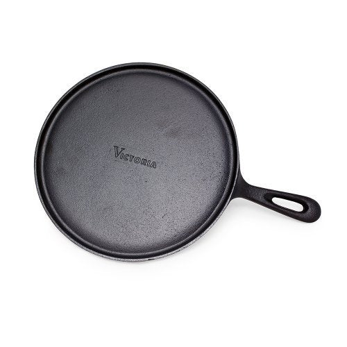 Victoria Cast Iron Round Comal Skillet 10.5" - Case - 4 Units - CEMCUI