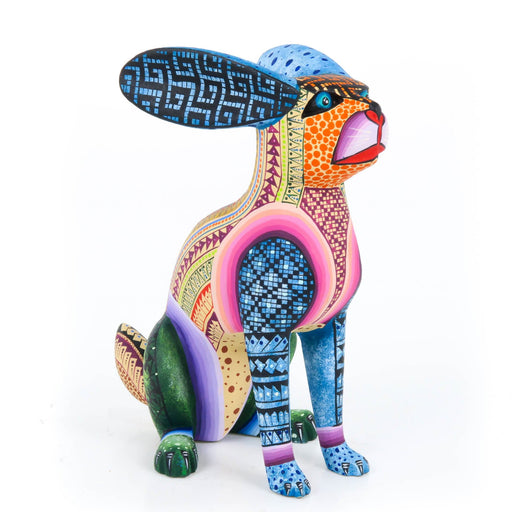 Vigilant Hare - Oaxacan Alebrije Wood Carving - CEMCUI