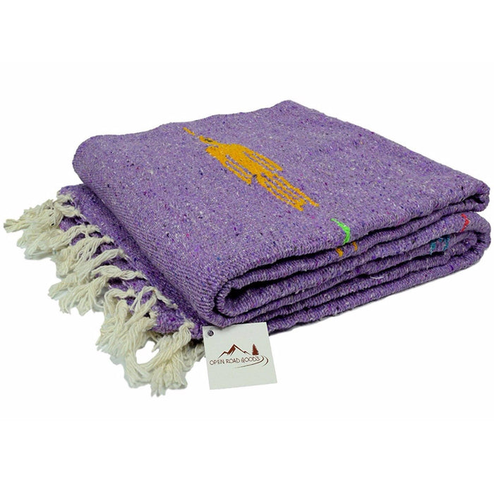 Violet Thunderbird Baja Yoga Blanket CEMCUI