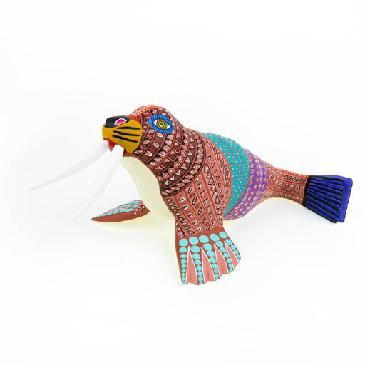 Walrus - Oaxacan Alebrije Wood Carving - CEMCUI