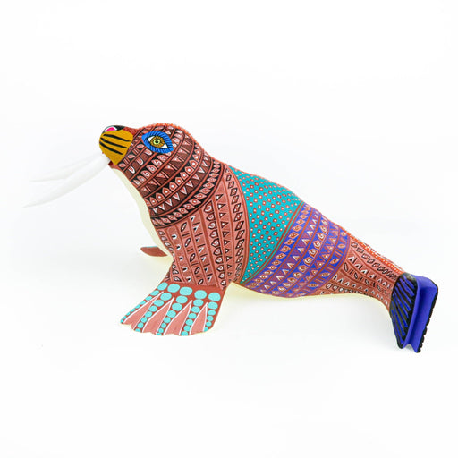 Walrus - Oaxacan Alebrije Wood Carving - CEMCUI