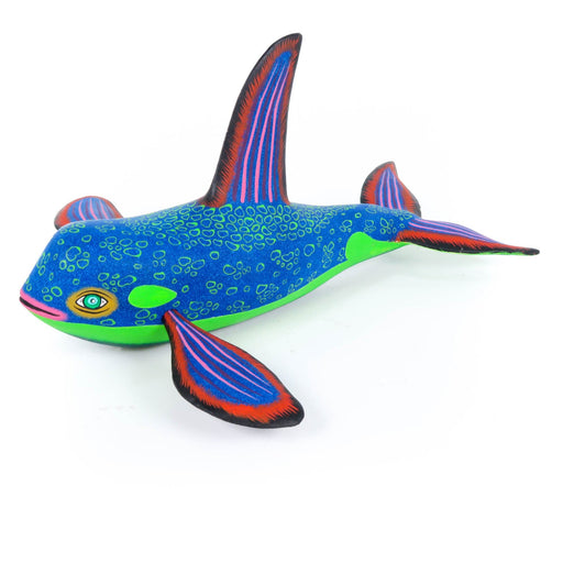 Whale - Oaxacan Alebrije Wood Carving - Eleazar Morales - CEMCUI