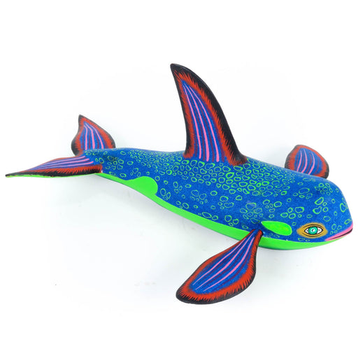 Whale - Oaxacan Alebrije Wood Carving - Eleazar Morales - CEMCUI