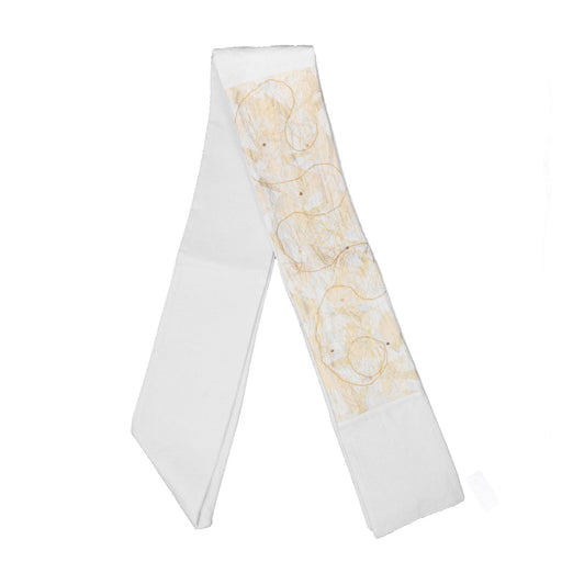 White and Gold Contemporary Clergy Stole - CEMCUI