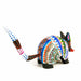 White Armadillo - Oaxacan Alebrije Wood Carving - CEMCUI