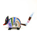 White Armadillo - Oaxacan Alebrije Wood Carving - CEMCUI