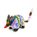 White Armadillo - Oaxacan Alebrije Wood Carving - CEMCUI