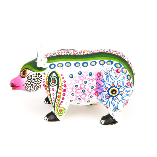 White Bear - Oaxacan Alebrije Wood Carving - CEMCUI