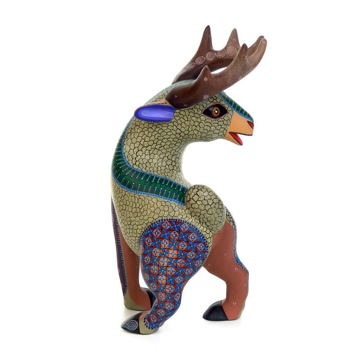 Cheerful Deer - Oaxacan Alebrije Wood Carving