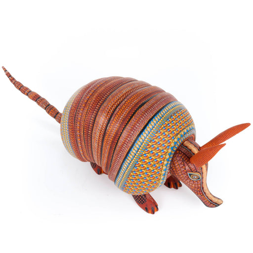 Zapotec Armadillo - Oaxacan Alebrije Wood Carving - CEMCUI