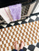 Zapotec Checkered Rug in Umber & Ivory - CEMCUI