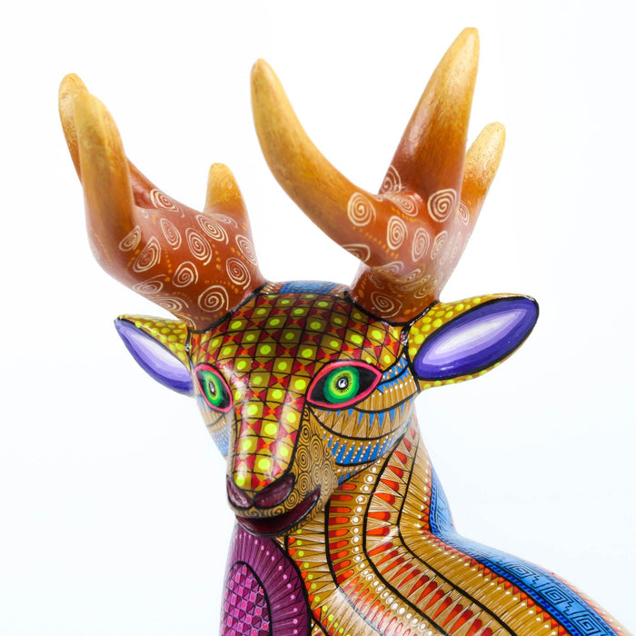 Zapotec Deer - Oaxacan Alebrije Wood Carving - CEMCUI