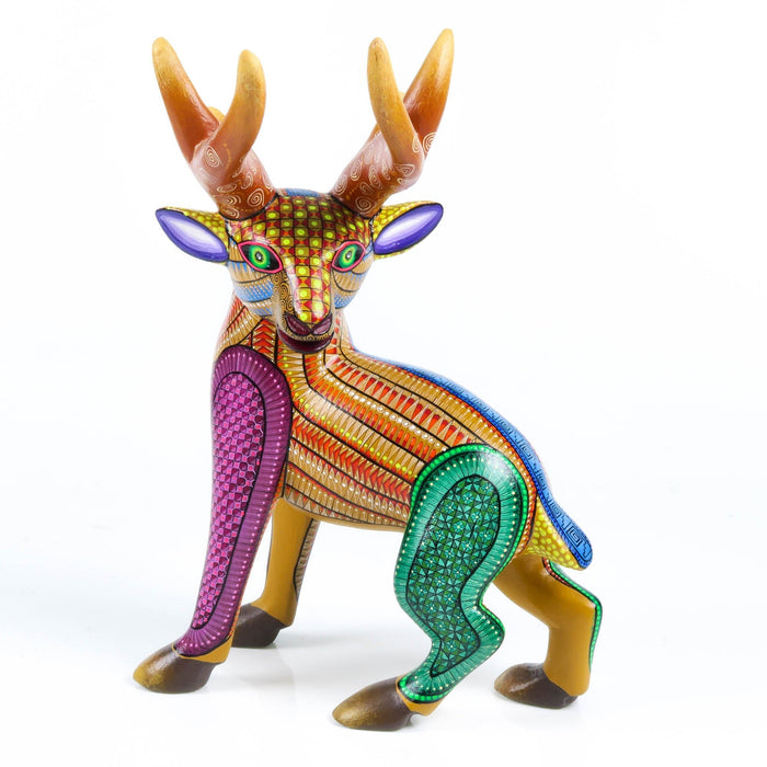 Zapotec Deer - Oaxacan Alebrije Wood Carving - CEMCUI