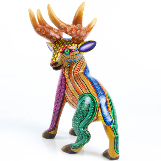 Zapotec Deer - Oaxacan Alebrije Wood Carving - CEMCUI