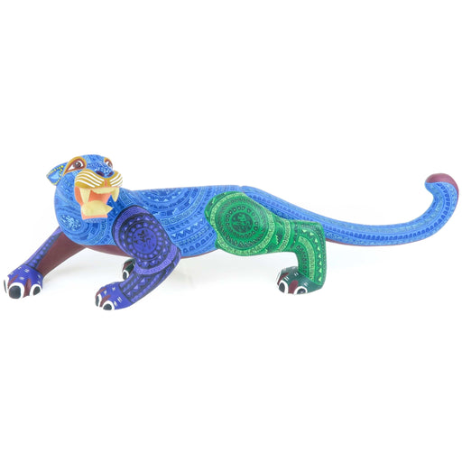 Zapotec Jaguar - Oaxacan Alebrije Wood Carving - CEMCUI