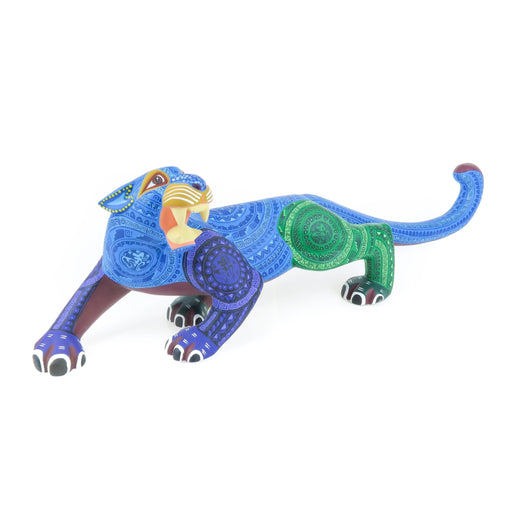 Zapotec Jaguar - Oaxacan Alebrije Wood Carving - CEMCUI