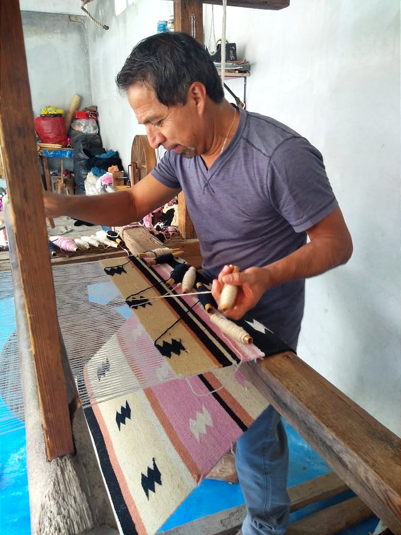 Oaxaca, Mexico, is home to a rich tradition of rug weaving using the pedal loom